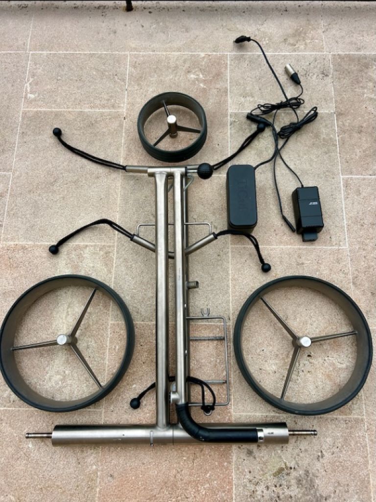 TiCad Liberty Titan Electric Trolley – foldable, battery & transport bags