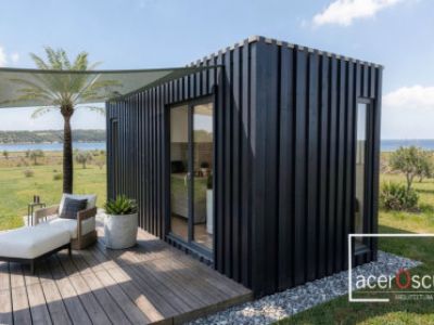 TINY Haus 20ft DV Container mit Küche & Bad