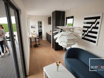 TINY Haus 40ft DV Container - Einzugsbereit m. Küche, Bad, Lounge...