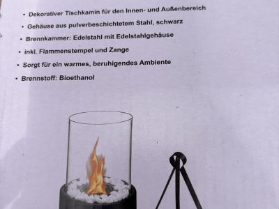 Tischfeuer VESUV Neu & OVP mit Brennstoff
