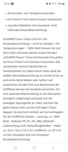 Parrilla de mesa con placas cerámicas Gourmetmaxx