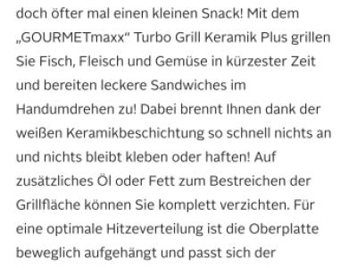 Parrilla de mesa con placas cerámicas Gourmetmaxx