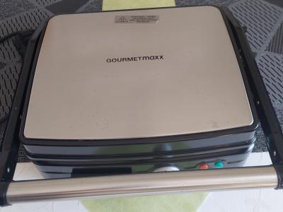 Parrilla de mesa con placas cerámicas Gourmetmaxx