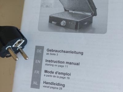 Parrilla de mesa con placas cerámicas Gourmetmaxx