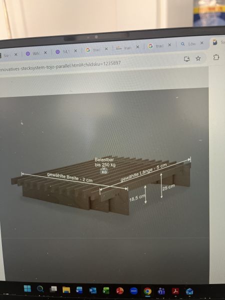 Tojo Innovations - estructura de cama maciza de haya.