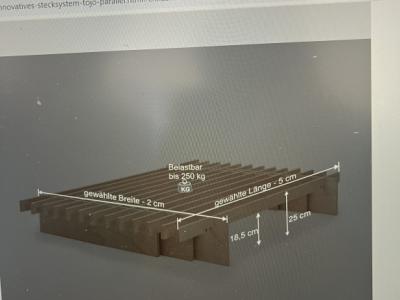 Tojo Innovations - estructura de cama maciza de haya.