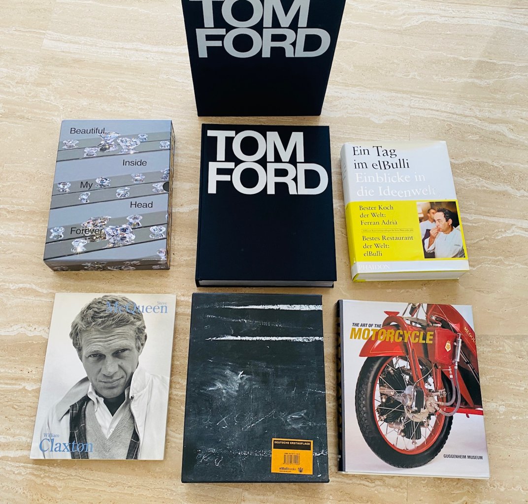 Excelentes libros ilustrados sobre automóviles, arte, El Bulli y cultura a la venta