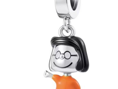 Bonitos Peanuts Charms / Beads de plata 925 para un collar o pulsera Pandora / Snoopy / Woodstock