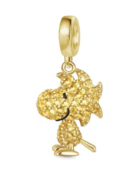 Bonitos Peanuts Charms / Beads de plata 925 para un collar o pulsera Pandora / Snoopy / Woodstock