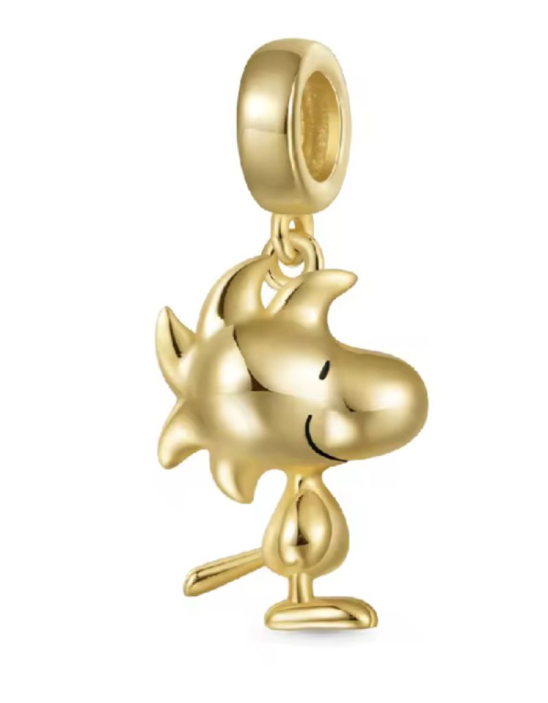 Bonitos Peanuts Charms / Beads de plata 925 para un collar o pulsera Pandora / Snoopy / Woodstock