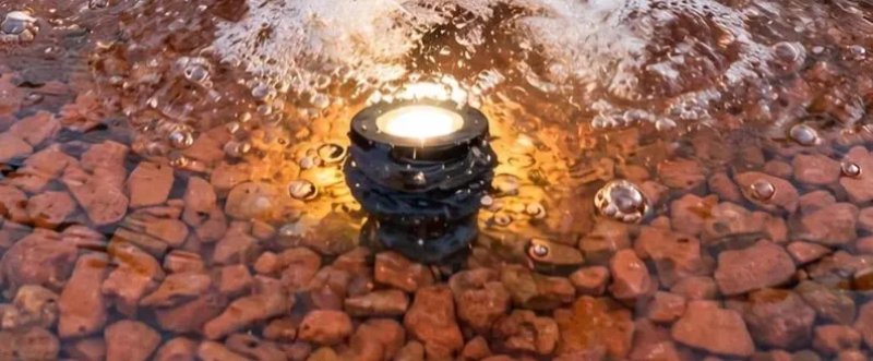 Magnífica fuente de diseño de ánforas incl. recipiente, bomba e iluminación