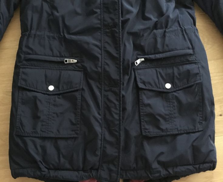 TOMMY HILFIGER chaqueta de invierno, talla S/M, azul oscuro NUEVA!