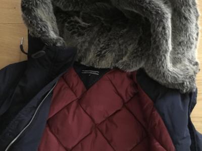 TOMMY HILFIGER chaqueta de invierno, talla S/M, azul oscuro NUEVA!