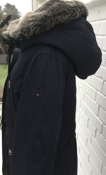 TOMMY HILFIGER chaqueta de invierno, talla S/M, azul oscuro NUEVA!