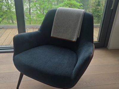Top Designer-Sofa (ausziehbar) mit Sessel und passendem Teppich