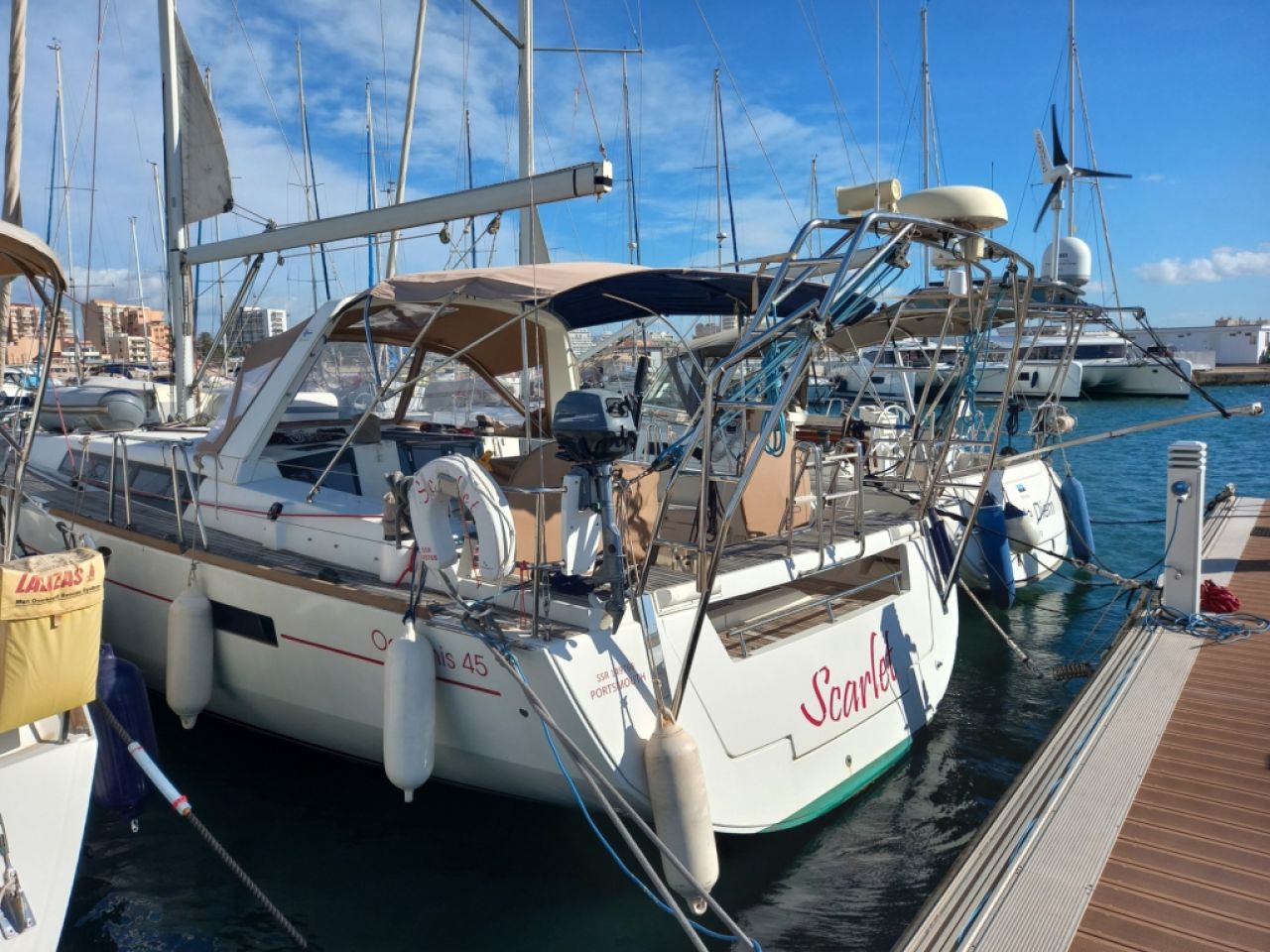 top gepflegte SY Beneteau oceanis 45 mit allem zubehör zu tauschen.