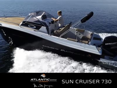 Top Motorboot Atlantic Marine 730, Service neu, 350PS, WC, Kajüte - opt. Liegeplatz in Cala Dor