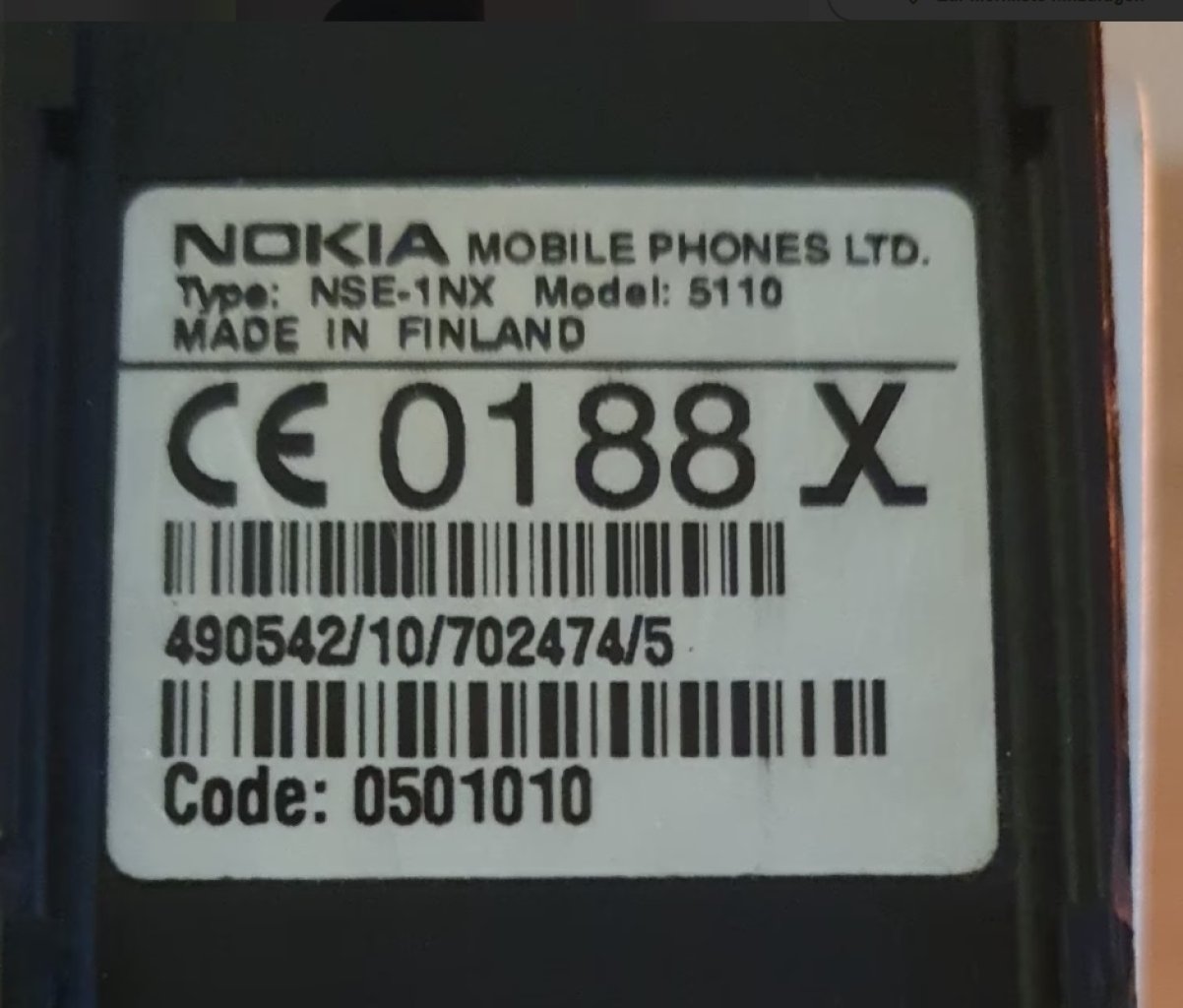 TOP Nokia 5110 Original Made in Finnland und Germany Rarität Vintage