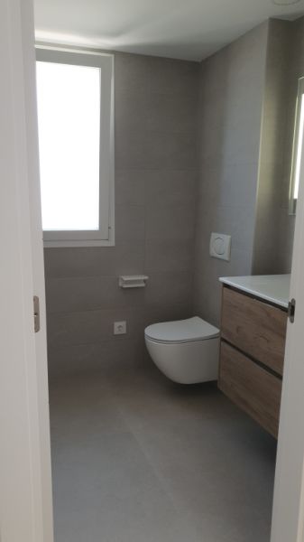 Traum Neubau Doppelhaus Hälfte mit Blick auf die Bucht von Palma in Sa Cabaneta unweit des Golfplatz