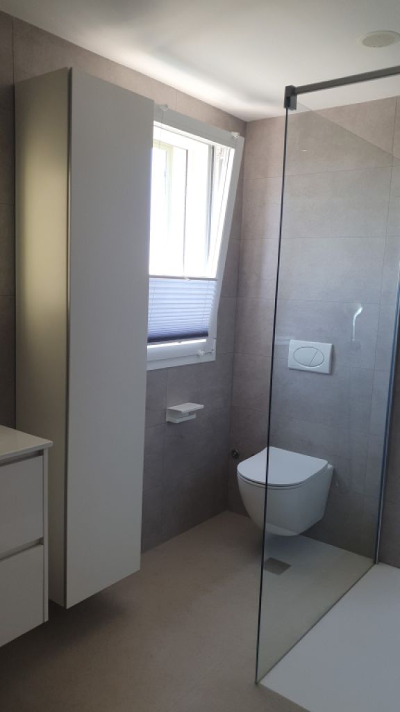 Traum Neubau Doppelhaus Hälfte mit Blick auf die Bucht von Palma in Sa Cabaneta unweit des Golfplatz