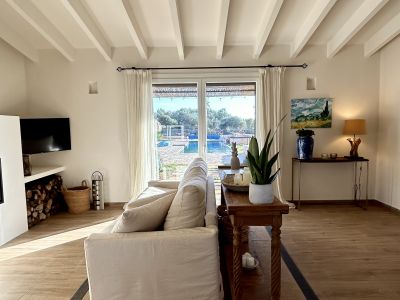 traumhaft gelegenes Poolhaus mit Weitblick ins Tramuntanagebirge für die Wintermonate zu mieten