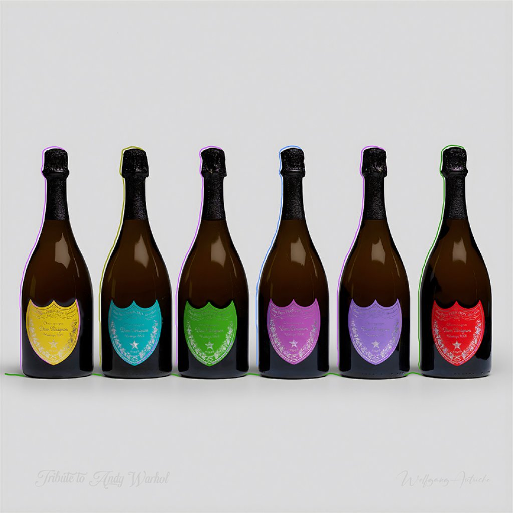 Tribute to Andy Warhol  - Kunst auf Leinwand