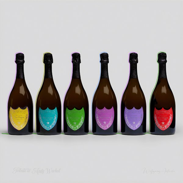 Tribute to Andy Warhol  - Kunst auf Leinwand