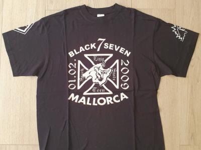 Tshirt BLACK 7 seven Mallorca / Size L !!! NEW  !!!