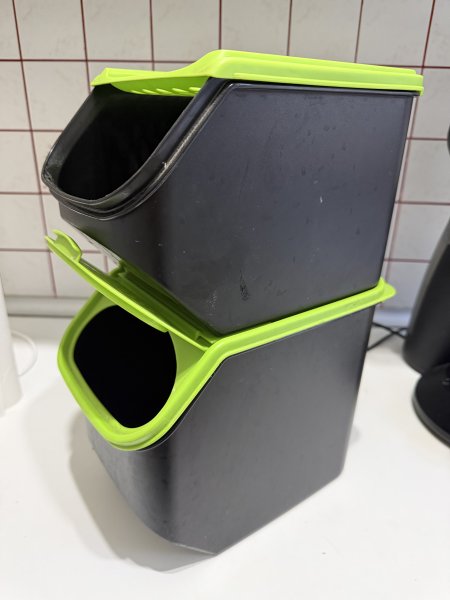Tupperware Zwiebel und Kartoffel Behälter