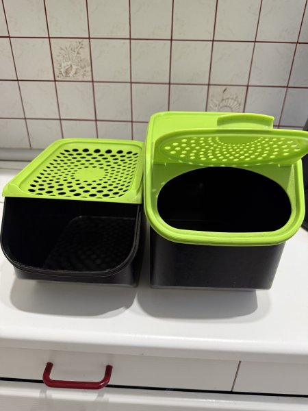 Tupperware Zwiebel und Kartoffel Behälter