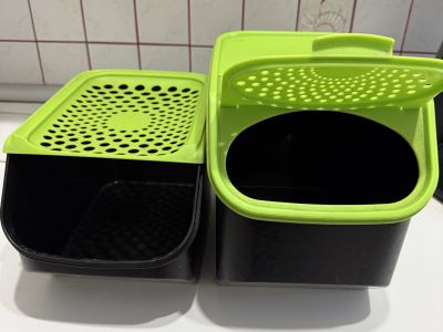 Tupperware Zwiebel und Kartoffel Behälter