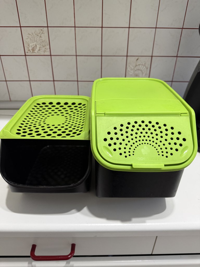 Tupperware Zwiebel und Kartoffel Behälter