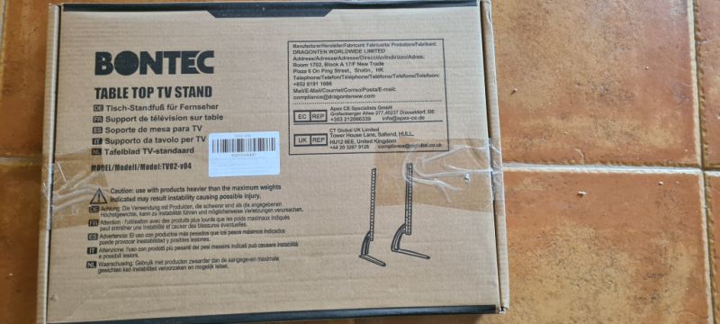 Soporte/peana universal para TV