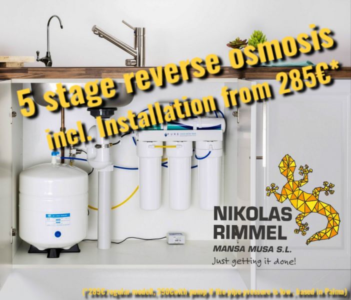 Reverse osmosis drinking water