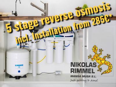 Reverse osmosis drinking water