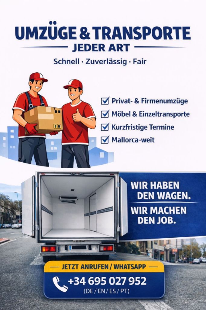 Removals & Transport of All Kinds in Mallorca