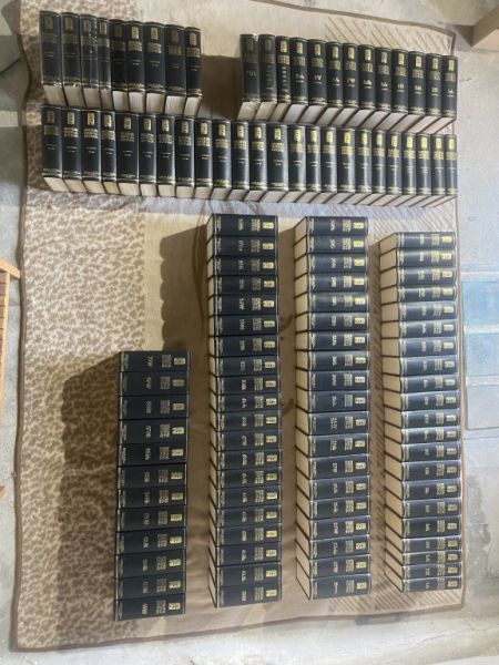 Universell illustrierte Enzyklopädie espasa/calpe von 118 Bänden.