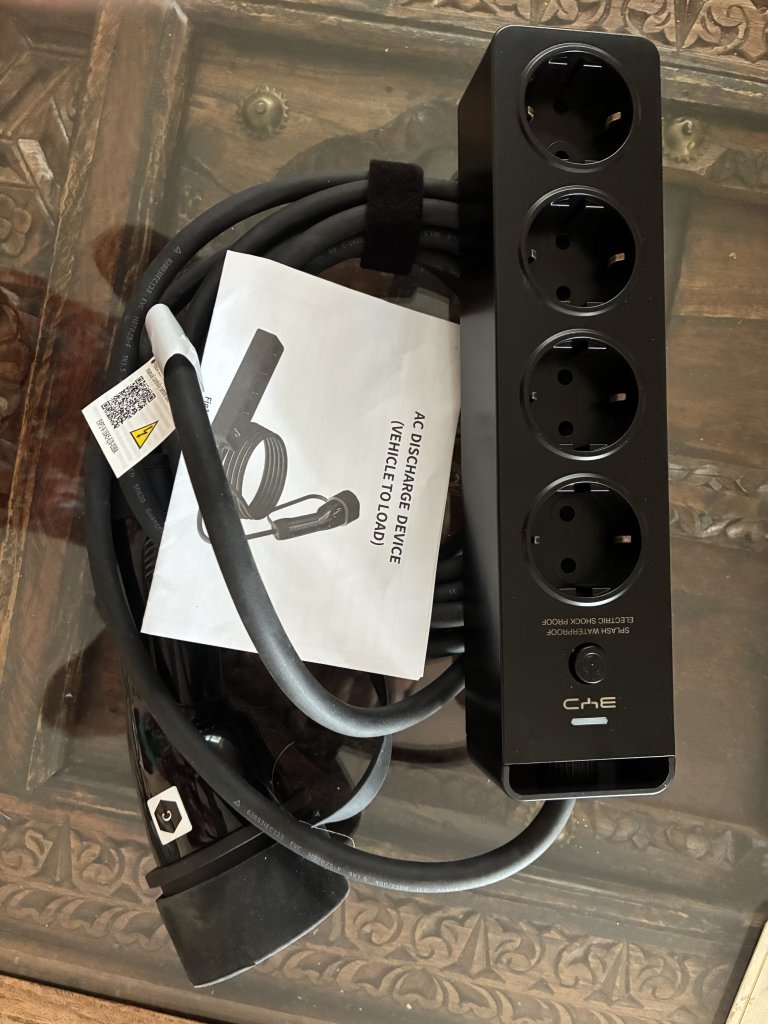 V2L Adapter for Electric Car BYD ATTO2 220 Volt New Unused for 260eu. New Price 311eu