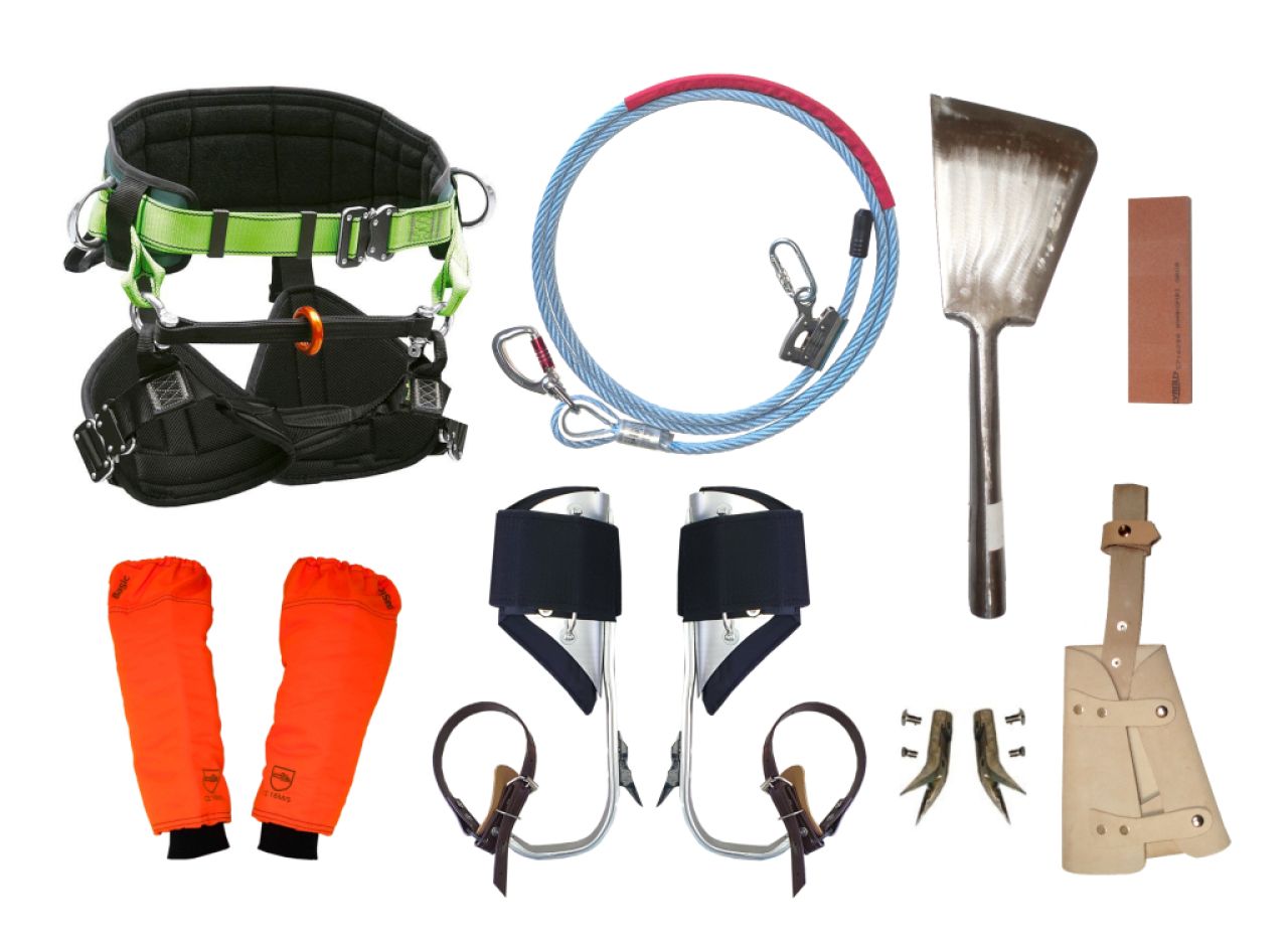 Verkauf von Ausrüstung für die Schnittpflege von Palmen