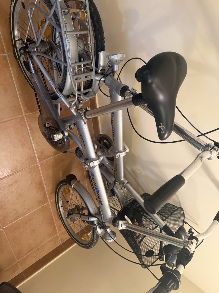 Vendo 2 bicicletas plegables de aluminio con cambio de 3 velocidades