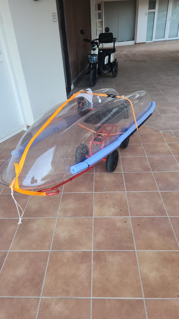 Verkaufe durchsichtiges Kajak acrylglas