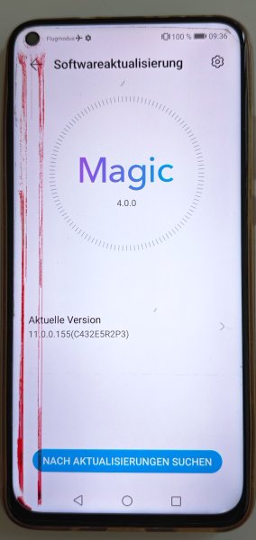 Verkaufe Handy / Movil HONOR View20 Dual-Sim beschädigt.