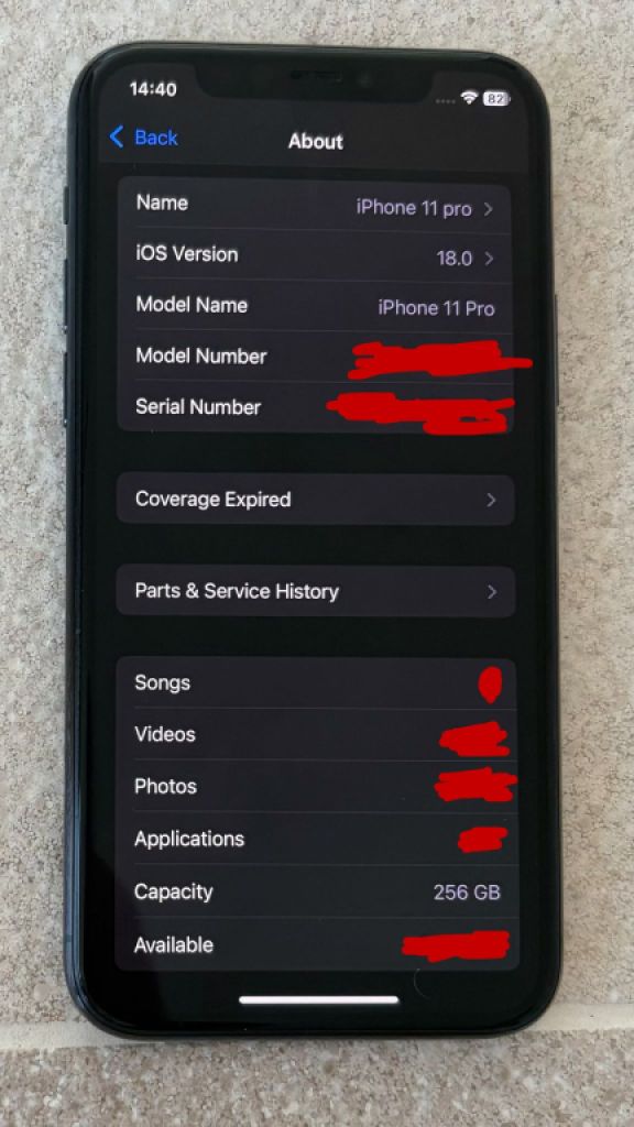 Verkaufe: iPhone 11 Pro – 256 GB – Space Grey – guter Zustand