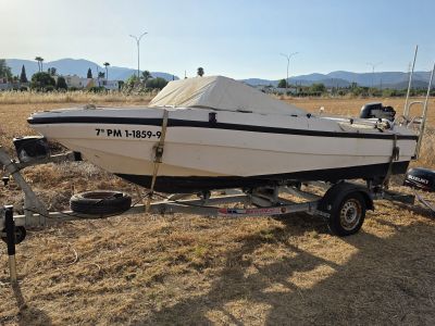 Verkaufe mein Boot mit Motor und Trailer