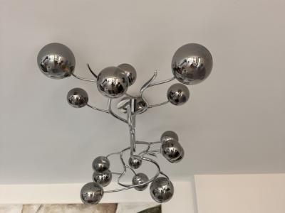 Selling my high-quality designer ceiling light in a modern chrome design.