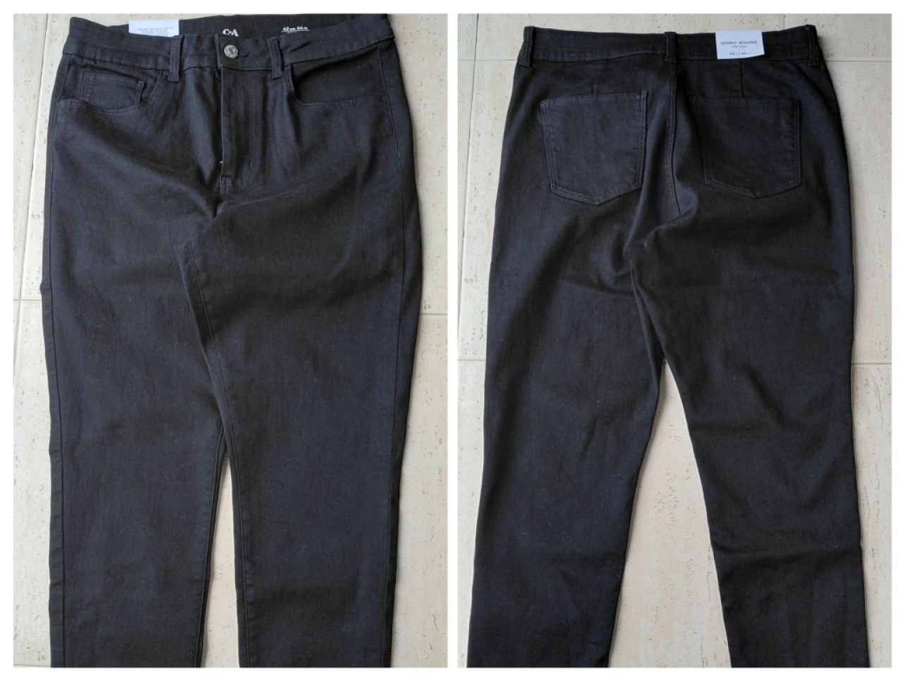 Vendo Pantalón vaquero slim negro nuevo talla 42