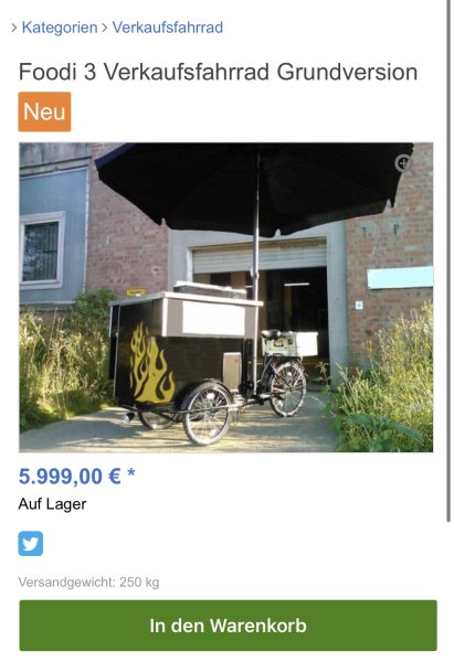 Verkaufsfahrrad