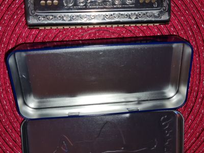 Verkauft wird eine Originale "ECHO BELL METAL REEDS" Mundharmonika von M.HOHNER, Andratx