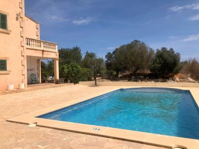 Rental of rustic finca with pool, 4 bedrooms, near the sea, Alqueria Blanca
