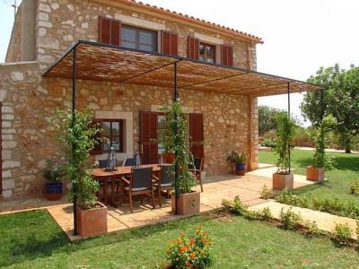 Alquiler de finca rústica con gran piscina, 2 habitaciones dobles, Cas Concos